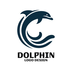  Dolphin Vector Logo Design