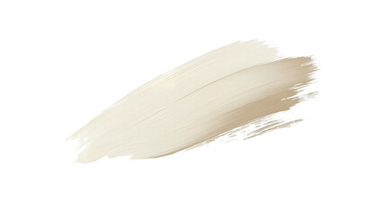 Brush Stroke PNG file transparent background &ndash; Flat brush stroke in classic beige with a smooth matte texture
