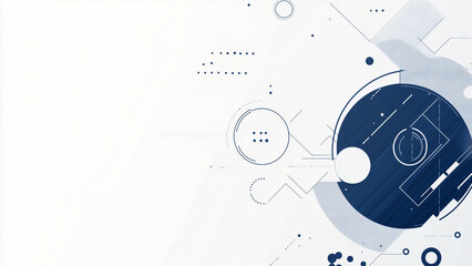 Obraz premium Clean Professional Banner Featuring Strategy and Determination Symbols