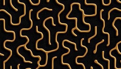 Seamless pattern of AI-driven neuroplasticity enhancement circuits, cybernetic memory expansion chips, and futuristic mind-enhancing biotech