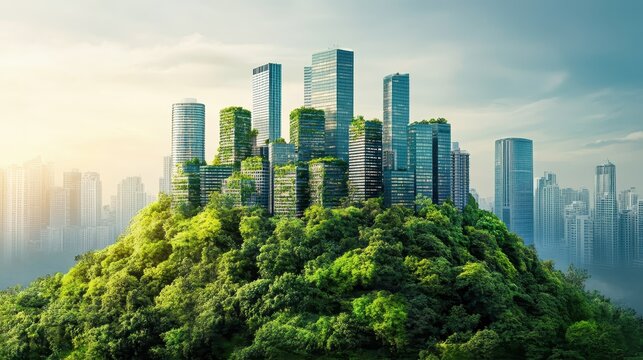 Green technology and forward-thinking policies drive urban growth with sustainability at the core.
