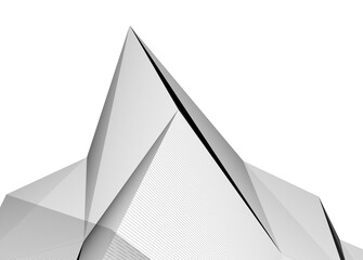 Abstract lines background vector 3d illustration