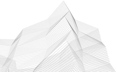 Abstract lines background vector 3d illustration