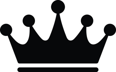 "A vector illustration of a crown, featuring a regal and elegant design with fine details. Ideal for royalty-themed designs, logos, tattoos, branding, and decorative artwork.
