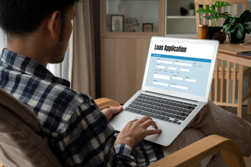 Online loan application form for modish digital information collection on the internet network