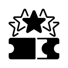 Ticket Sales Line Icon, Outline Symbol for Event Booking, Online Ticketing, Concert Entry, Admission Passes, and Reservation System. Vector Sign Icon.