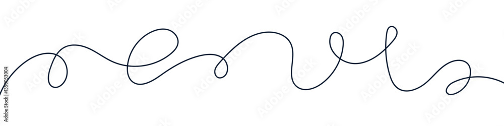 Poster swoosh, swash underline stroke set.abstract wavy thin line. squiggle elements. vector isolated illus