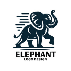 Obraz premium Elephant Vector Logo Design