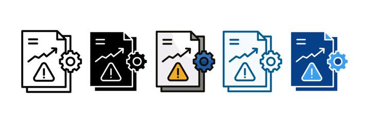 Incident Management  Icon Set Multiple Style Collection