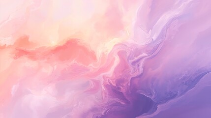 A mesmerizing pastel fluid abstract with soft pink, peach, and lavender hues blending seamlessly. Ethereal, dreamy, and artistic, ideal for decor and digital design.