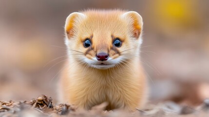 Fototapeta premium Cute, small, ginger mammal