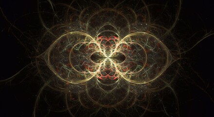 Naklejka premium Abstract energy waves, healing vibrations