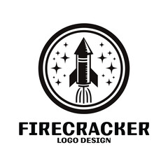 Firecracker Vector Logo Design