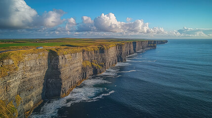 Majestic Cliffs of Moher: Stunning Views of Ireland's Rugged Coastline