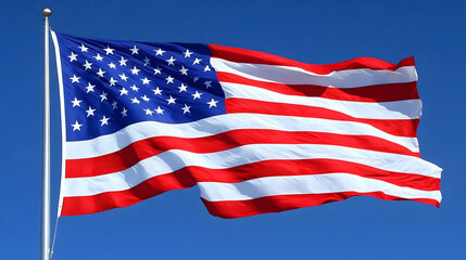 High-Resolution Image of the United States Flag