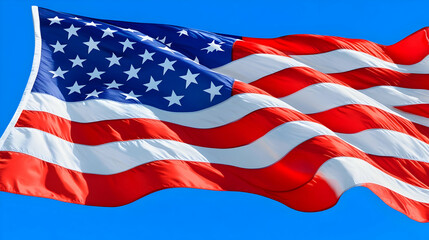 High-Resolution Image of the United States Flag