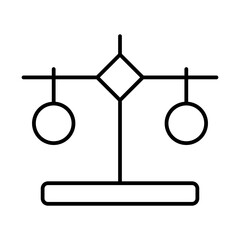 balance line icon