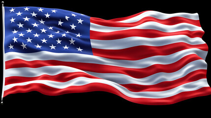 High-Resolution Image of the United States Flag