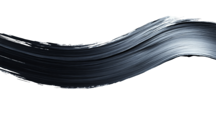 Brush Stroke PNG file transparent background – Gunmetal gray flat brush stroke with a sleek industrial look