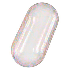 Translucent Capsule with Rainbow Effect