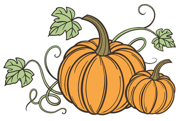 41 Orange pumpkins, realistic, detailed texture, vibrant color, fall harvest, studio lighting, white background, high resolution, macro photography, symmetrical composition, Halloween decor, Thanksgiv