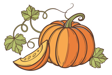 41 Orange pumpkins, realistic, detailed texture, vibrant color, fall harvest, studio lighting, white background, high resolution, macro photography, symmetrical composition, Halloween decor, Thanksgiv