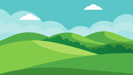 Obraz premium landscape with mountains and clouds