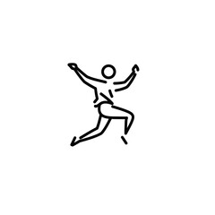 Minimalist Monoline Vector Logos Dynamic People & Tech Icons in Stencil Style

