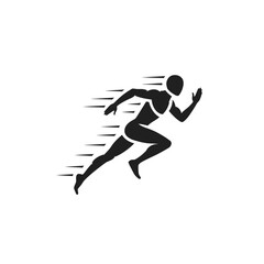 Minimalist Monoline Vector Logos Dynamic People & Tech Icons in Stencil Style

