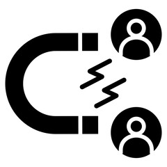 Customer Retention Glyph Icon