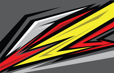 sports background in red  yellow and gray abstract geometric shapes style