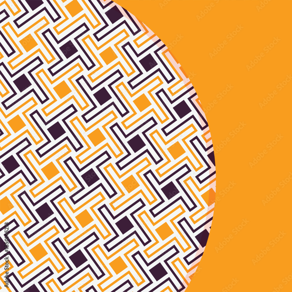 Poster seamless abstract geometric pattern. vector illustration. reflectarray antenna background. template 