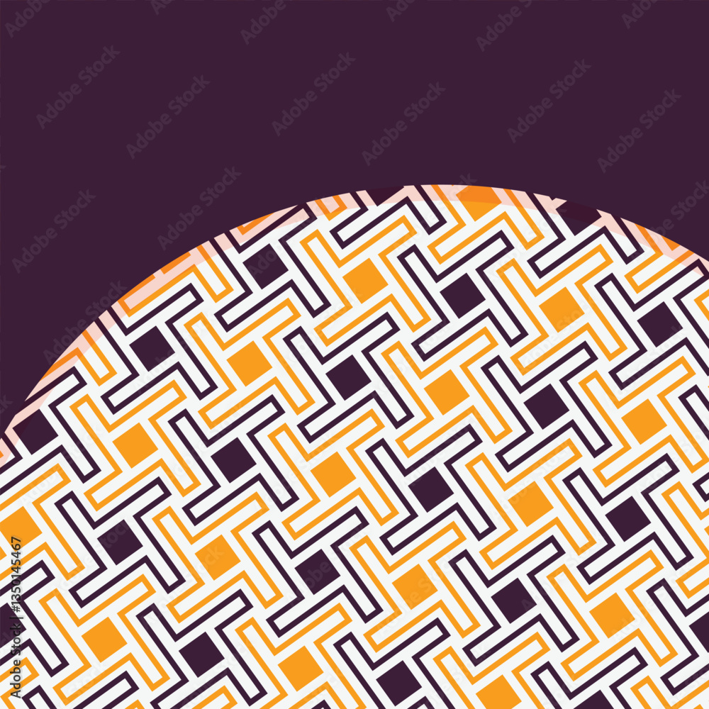 Poster seamless abstract geometric pattern. vector illustration. reflectarray antenna background. template 