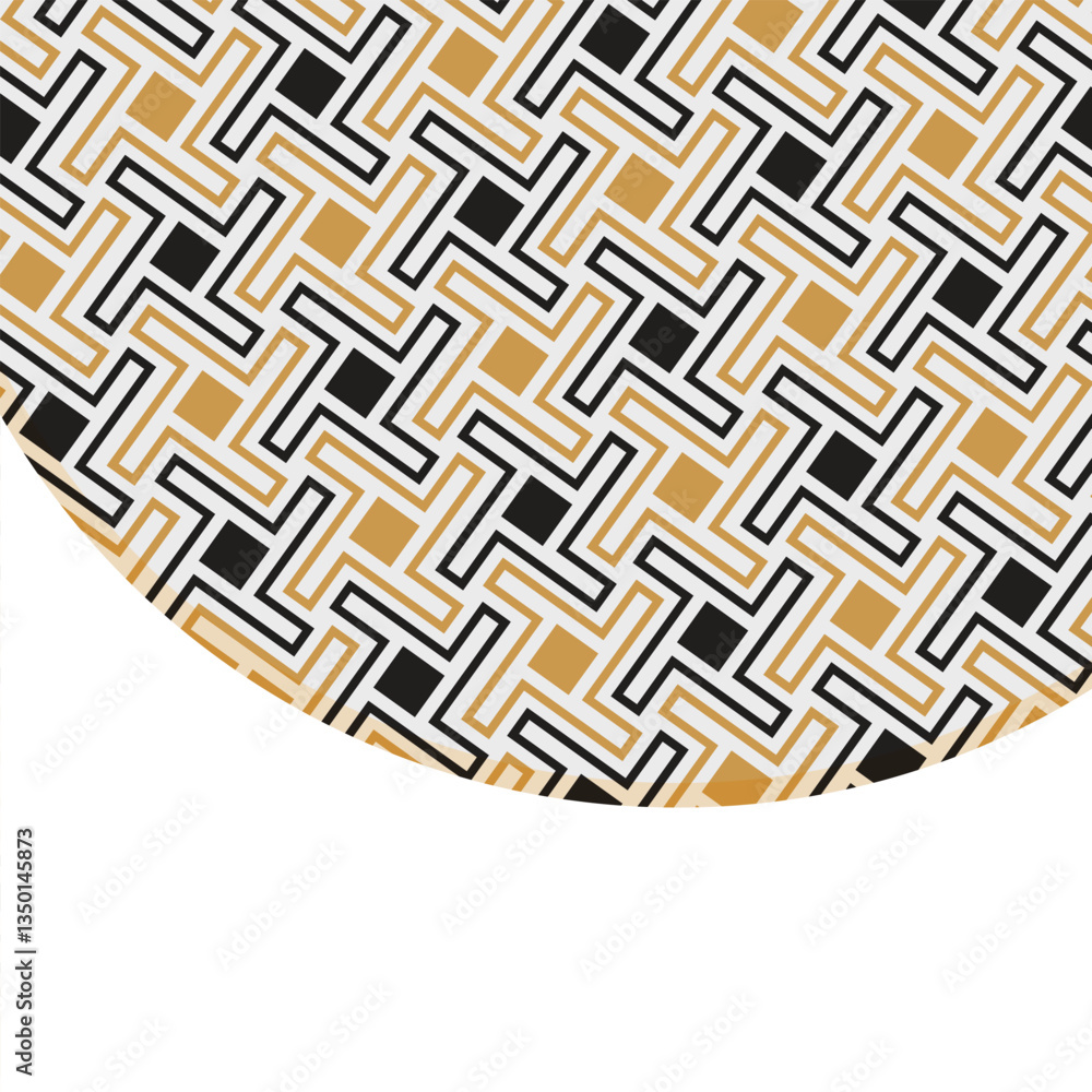 Poster seamless abstract geometric pattern. vector illustration. reflectarray antenna background. template 