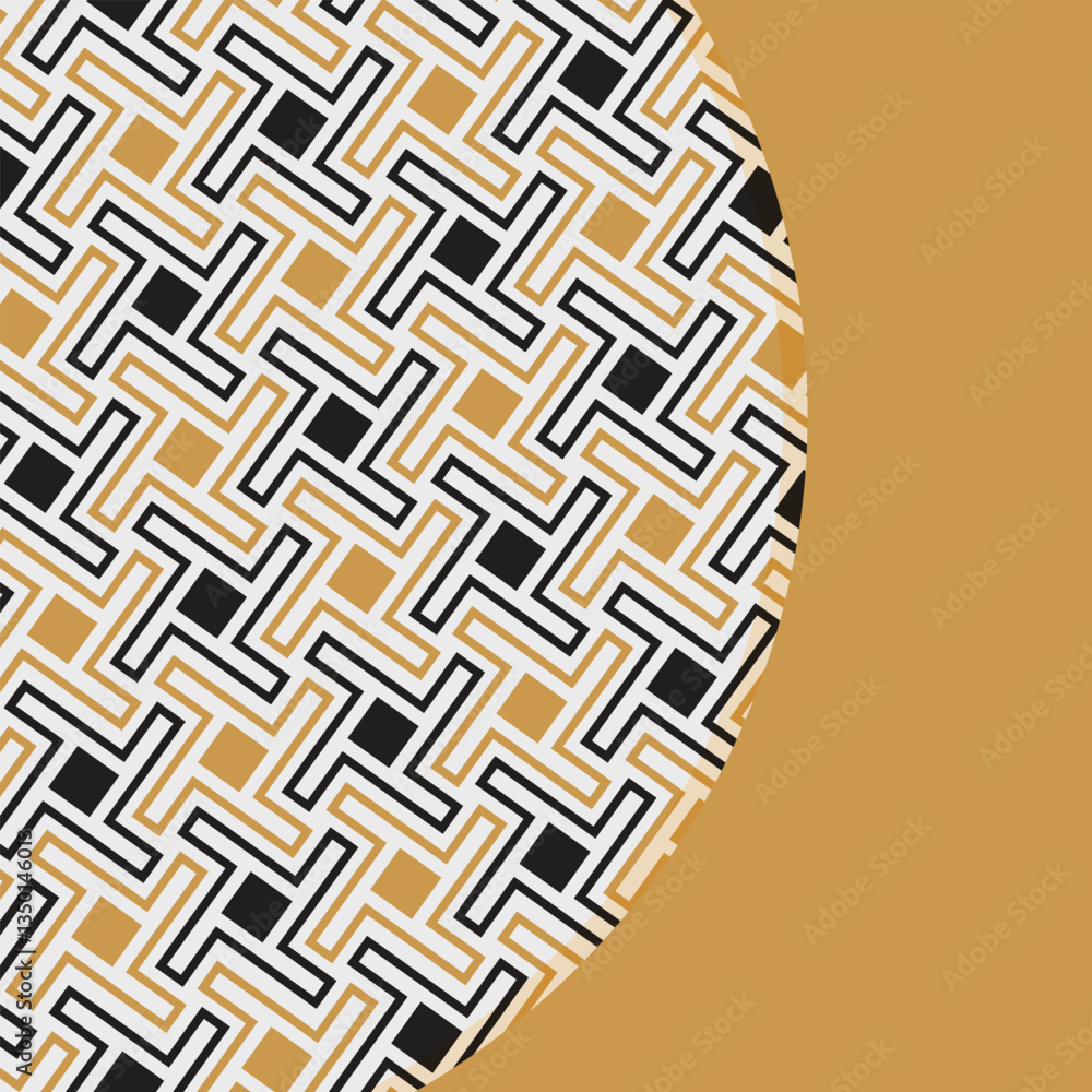 Poster seamless abstract geometric pattern. vector illustration. reflectarray antenna background. template 