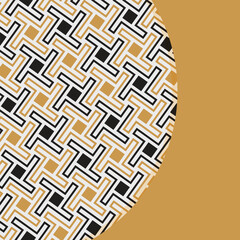 Seamless abstract geometric pattern. Vector Illustration. Reflectarray antenna background. Template copy space and negative space. 