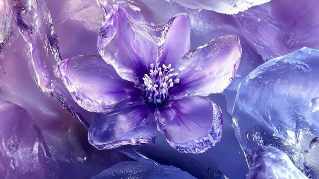 Purple flower is shown in the background photo. Beautiful purple wave of flowers in the water. Close up of a glare up of a light. A purple bloom is depicted in the backdrop of a lifestyle photograph.