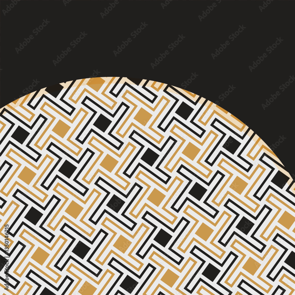 Poster seamless abstract geometric pattern. vector illustration. reflectarray antenna background. template 