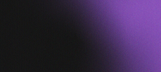 Abstract Purple and Black Gradient Background with Smooth Noise Texture for Visual Aesthetics