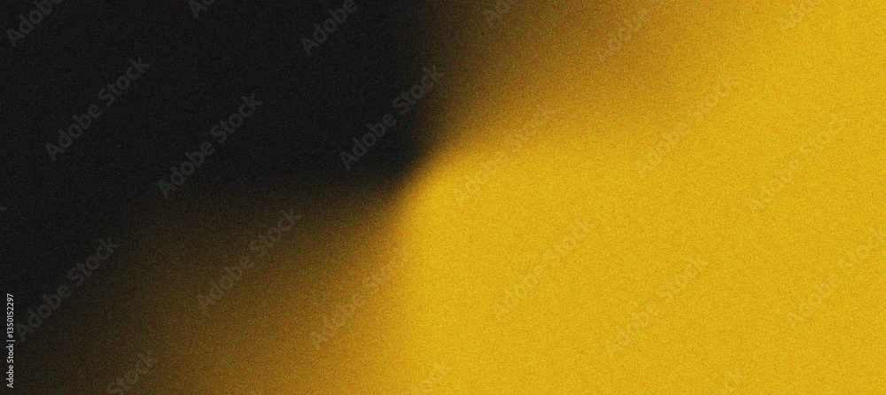 Canvas Prints elegant yellow black noise effect gradient texture background for wallpapers and branding