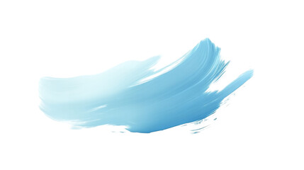PNG file transparent background – Pastel blue flat brush stroke with a cool matte effect