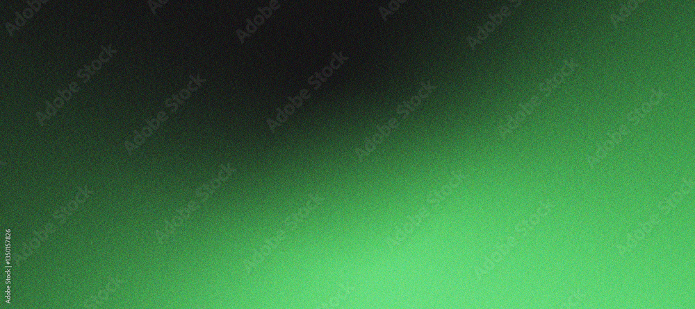 Poster trendy green and black soft noise gradient texture for digital projects and web design