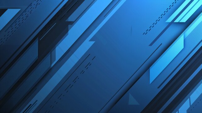 Illuminated abstract blue arrow with lightning and grid lines on a tech inspired blue background - Powered by Adobe