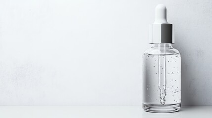 Naklejka premium Clear Serum Dropper Bottle