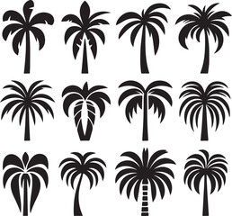 seamless palm tree pattern