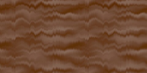 Soft brown space dyed washed border seamless pattern. Mocha tan effect washed wavy degraded design for banners, fashion ribbon trim and edge designs. Mottled textured and calm.