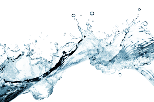 PNG Water splash flowing refreshing outdoors movement.
