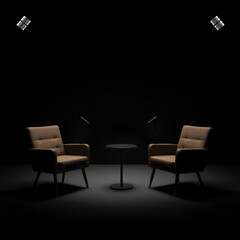 Podcasting reimagined—professional and sleek studio vibes.