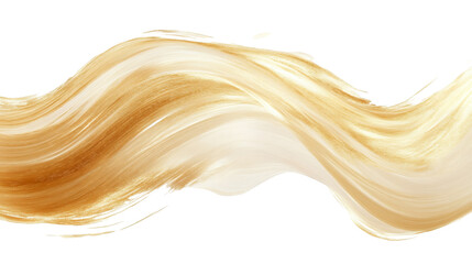 Champagne Gold PNG file transparent background – Warm flat brush stroke with a refined texture