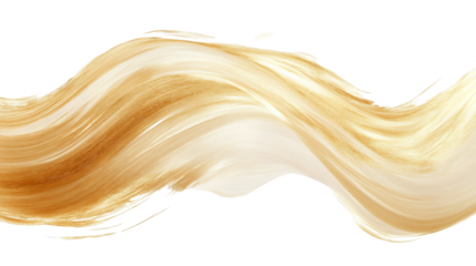 Champagne Gold PNG file transparent background – Warm flat brush stroke with a refined texture